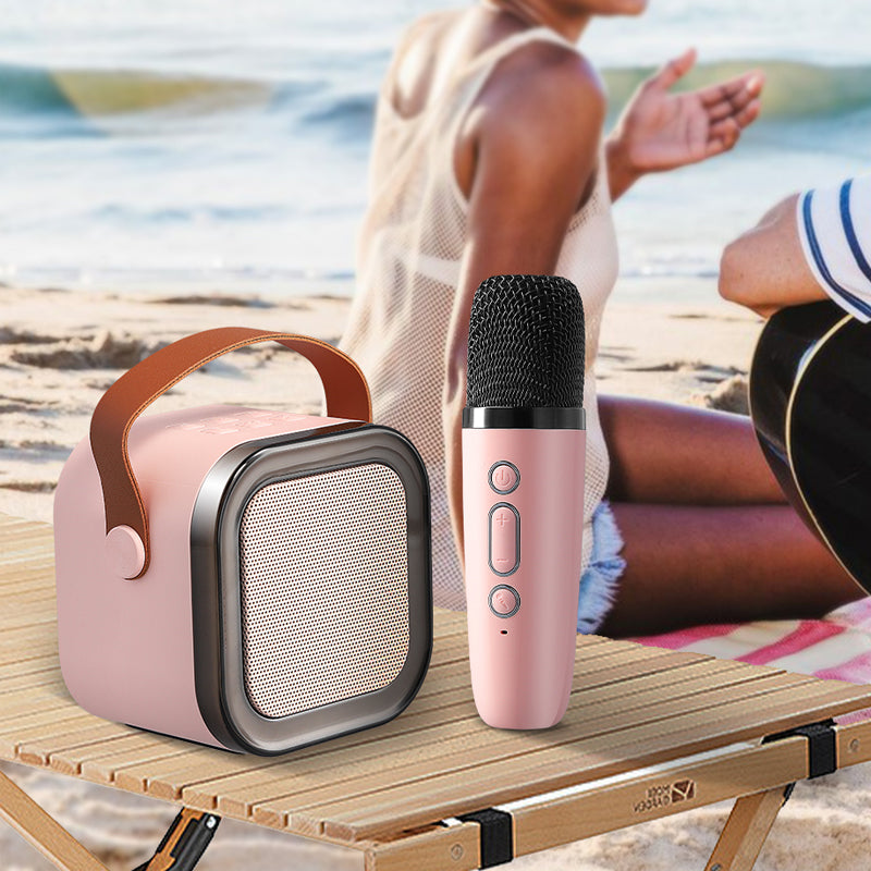 4Little | Mini karaoke set met draadloze microfoons