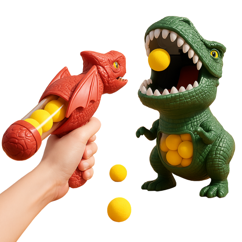 DinoBlitz™ – Spannendes Dinosaurier Wurfspiel – Actief Speelplezier voor Kinderen