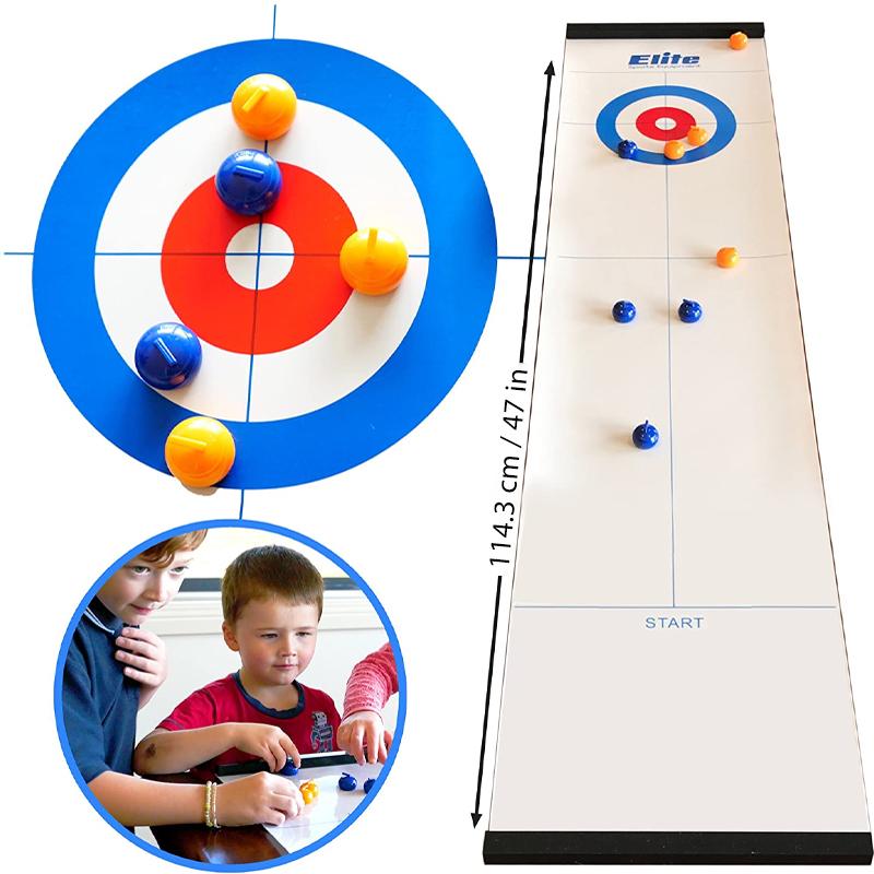 MiniCurling™ - Het Ultieme Indoor Curling Spel voor het Hele Gezin!