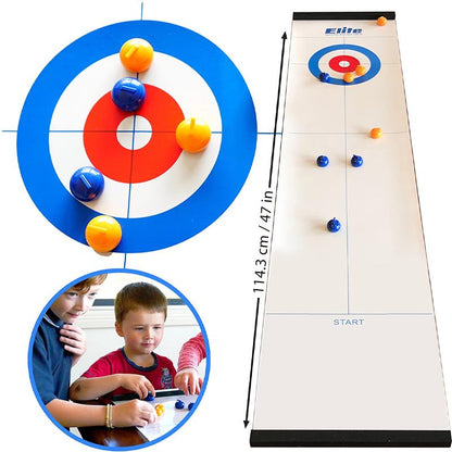 MiniCurling™ - Het Ultieme Indoor Curling Spel voor het Hele Gezin!