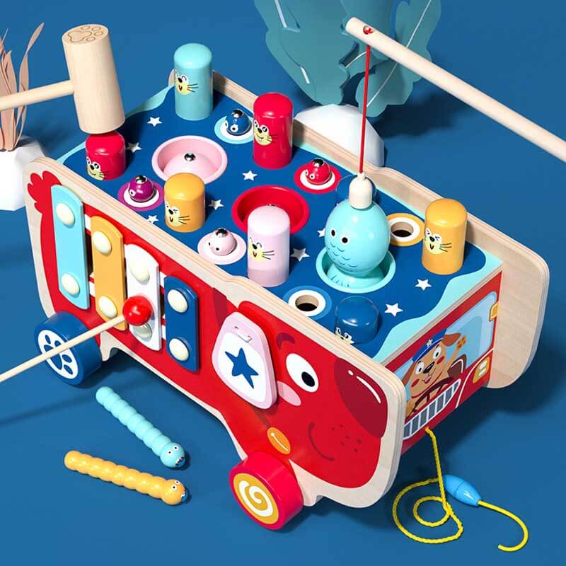 Bop & Beat™ – Spelen met ritme en beweging - Houten muziekspeelgoed