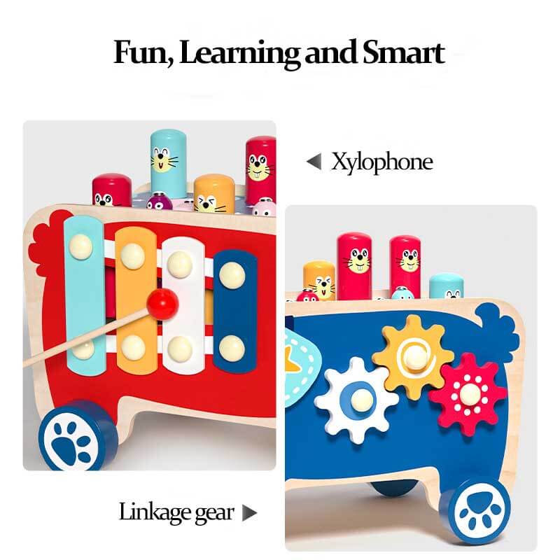 Bop & Beat™ – Spelen met ritme en beweging - Houten muziekspeelgoed