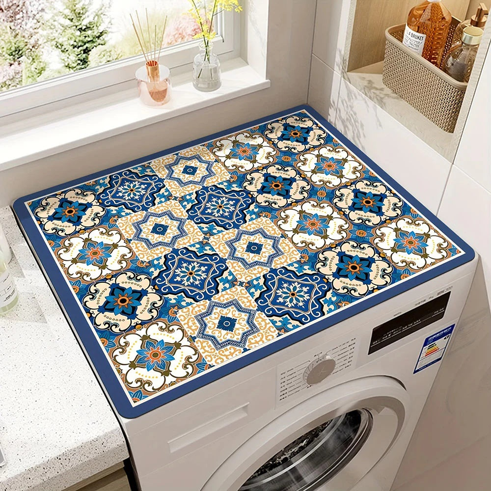 BohoShieldMat™ – Antislip Microfiber Apparatenmat – Bescherming Tegen Stof & Krassen