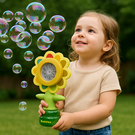 BubbleBlossom™ – Dansende Bellenbloem voor Kinderen – Magisch Speels Bubbelplezier