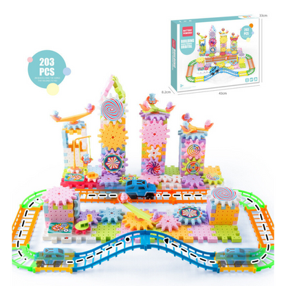 Spin&Build™ - Roterende Montessori Bouwset - Creatief bouw speelgoed