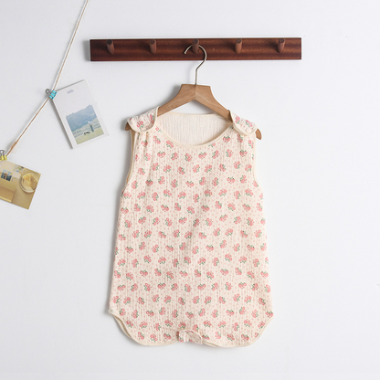 SleepBloom™ – Luchtige Musselin Zomerslaapzak – Baby Slaapcomfort Set