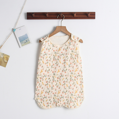 SleepBloom™ – Luchtige Musselin Zomerslaapzak – Baby Slaapcomfort Set