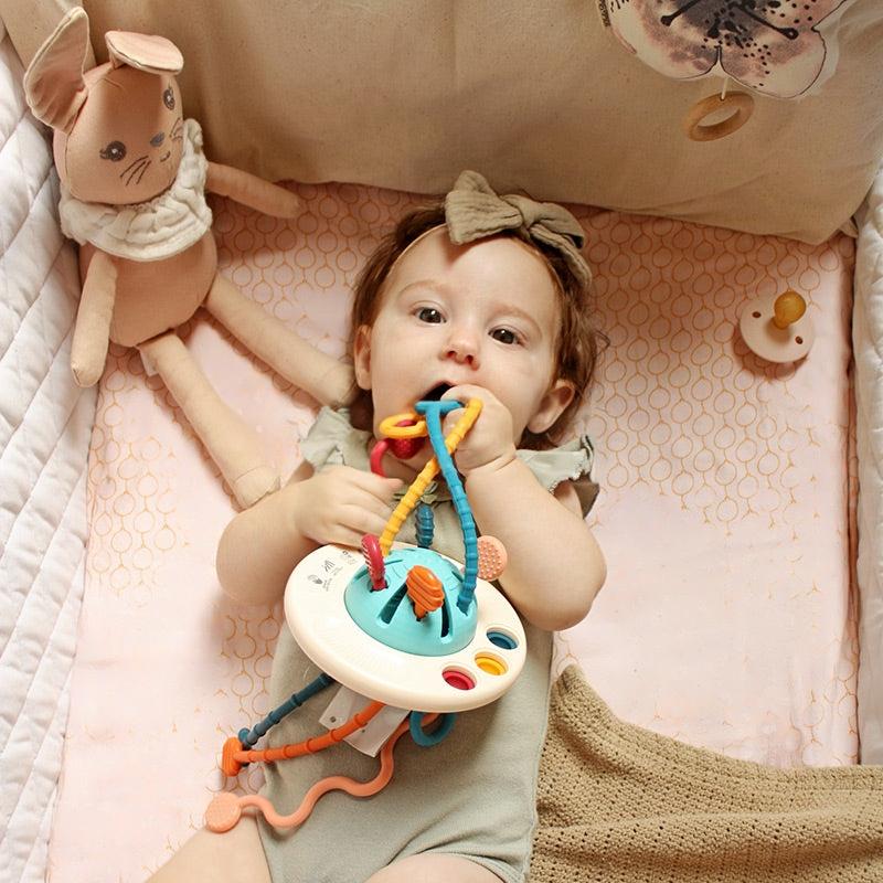 BabyPully™ – Montessori Zintuigen Speelgoed - Trek, Bijt en Ontdek