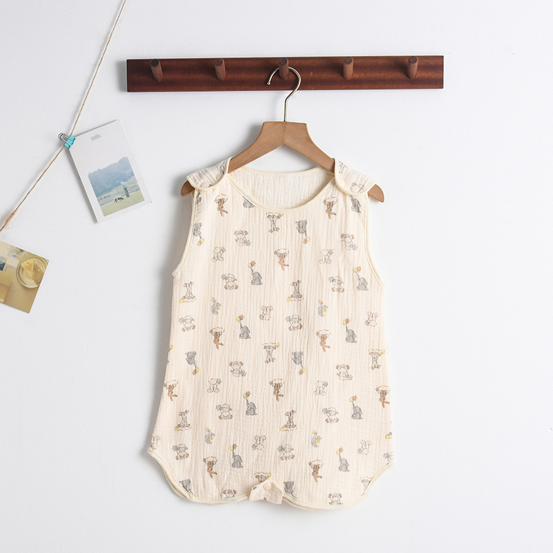 SleepBloom™ – Luchtige Musselin Zomerslaapzak – Baby Slaapcomfort Set