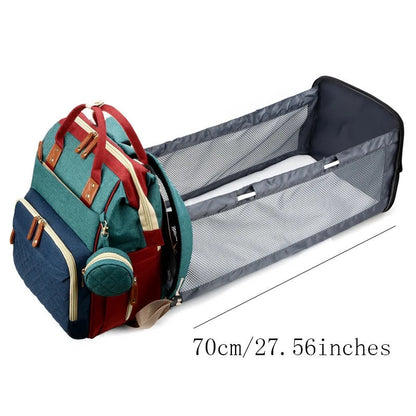 On-The-Go Crib™ – Reisvriendelijke luiertas met uitklapbaar bed - Baby essentials