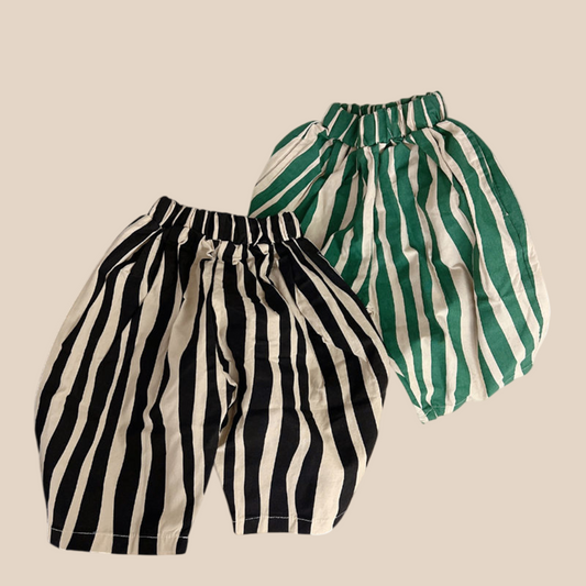 FlowStripe™ – Luchtige Gestreepte Zomerbroek – Kinder Katoenen Broek
