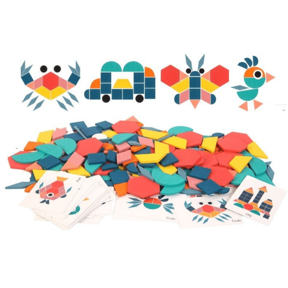 4Ever Wood™ | Geometrische Vormenpuzzel - Ontwikkel de creativiteit