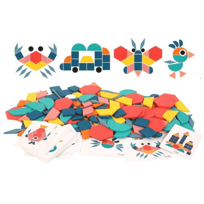 4Ever Wood™ | Geometrische Vormenpuzzel - Ontwikkel de creativiteit
