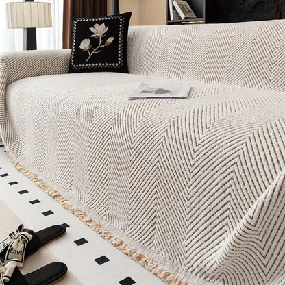 HerringSoft™ – Antislip Herringbone Bankhoes – Meubel Bescherming & Comfort