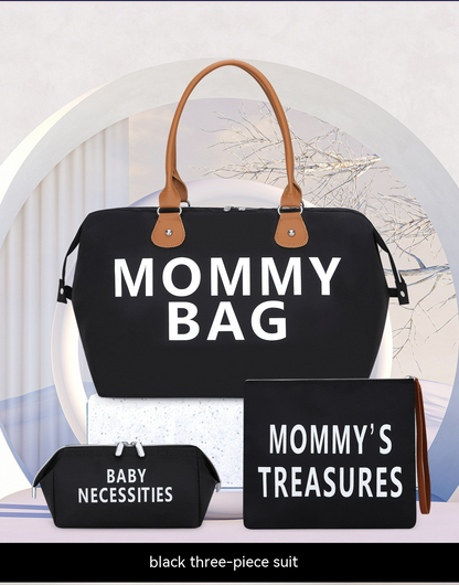 MomEase™ – 3-Delige Mama Tas Set – Stijlvolle Complete Luiertas Oplossing