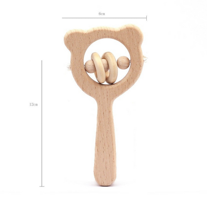 WoodNib™ – Natuurlijke bijtring voor spelend leren - Houten bijtring