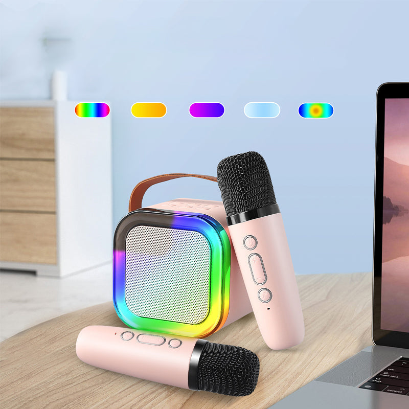 4Little | Mini karaoke set met draadloze microfoons