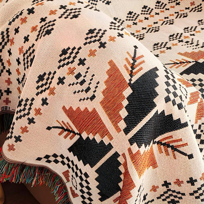 DesertVibe™ – Marokkaans Boho Picknickkleed – Bohemian buitenmat