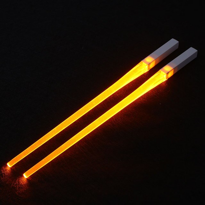 GlowBite™ – Oplaadbare LED Eetstokjes – Lichtgevend Eetplezier