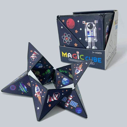 FlexoMorph™ – Magnetische Puzzelkubus met Eindeloze Vormen – Educatief Speelplezier
