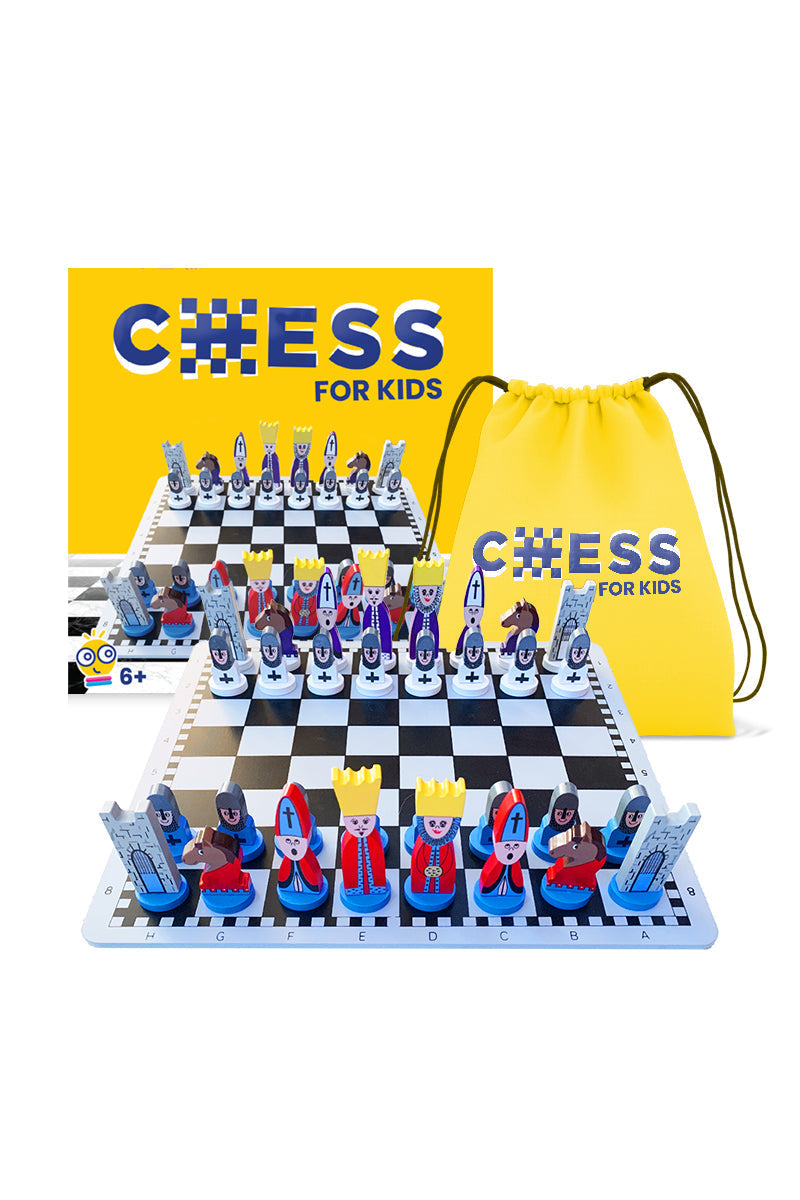 Checkmate Kids™ – Leer schaken – Strategisch spel voor jonge denkers