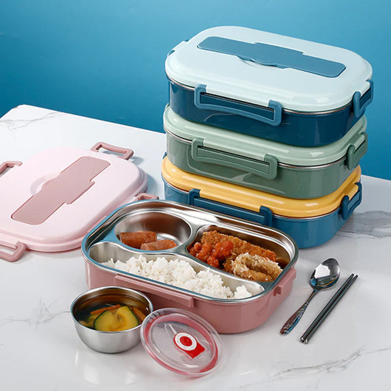 ThermoBox™ – Geïsoleerde Lunchbox – Lekvrije RVS Maaltijdbox