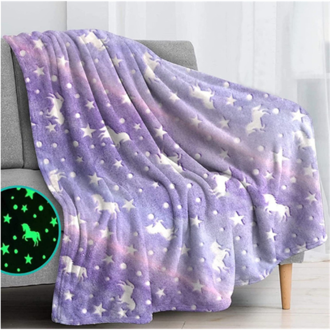LumiBlanket™ – Stralend Slaapplezier voor Kleintjes - Glow in the dark deken
