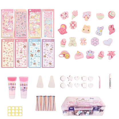 StickerWonder™ – Creatieve 3D Stickerset met Parelaccessoires – Magisch Knutselplezier