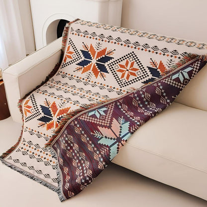 DesertVibe™ – Marokkaans Boho Picknickkleed – Bohemian buitenmat