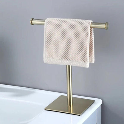 CounterTowelLuxe™ – Vrijstaand Handdoekrek voor Aanrecht – Stabiele Badkamer Handdoekhouder
