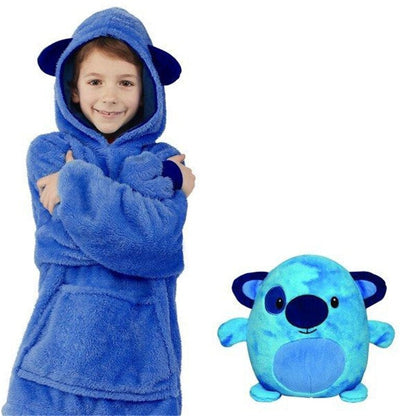 CuddleHood™ – Knuffelige Hoodie met Capuchon – Warme Multifunctionele Kindertrui