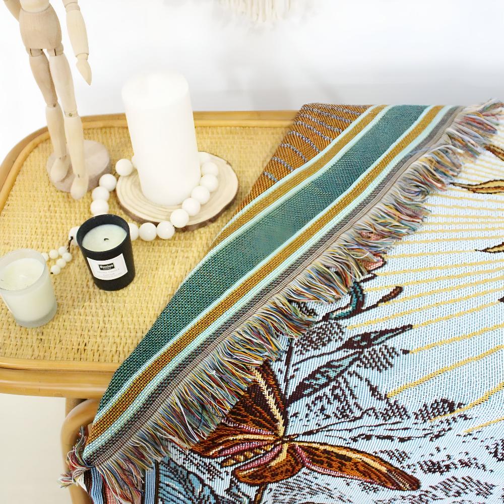 SunWeave™ – Boho Zon Tapestry Deken – Decoratieve Wand Plaid