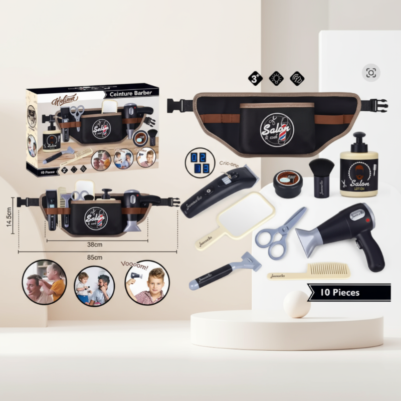 StyleSalon™ – Creatieve Kapsalon voor Kinderen – Educatief Speelset Plezier