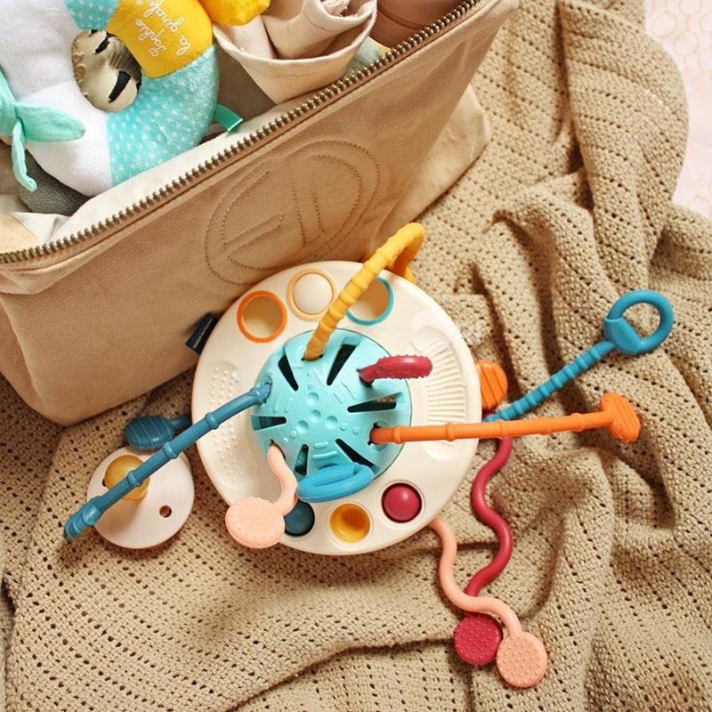 BabyPully™ – Montessori Zintuigen Speelgoed - Trek, Bijt en Ontdek