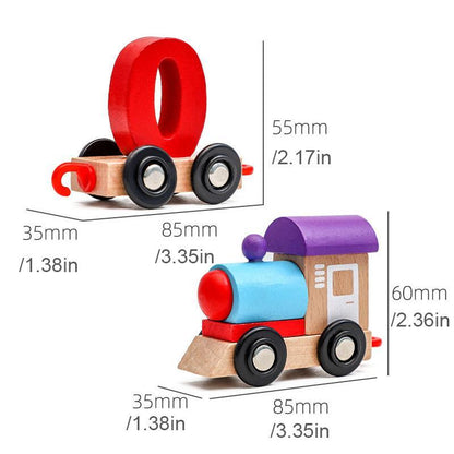 4Ever Wood™ - Houten Cijfer Trein