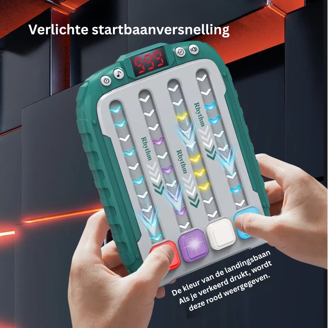 FocusRipple™ – Interactief Licht- en Geluidsspel – Stressverlichtend Reactiespel