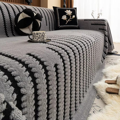 TuftLineLuxe™ – Antislip Tufted Bankcover – Warme Vintage Zitbescherming