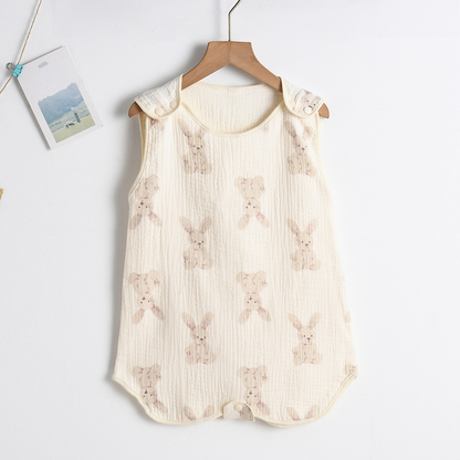SleepBloom™ – Luchtige Musselin Zomerslaapzak – Baby Slaapcomfort Set