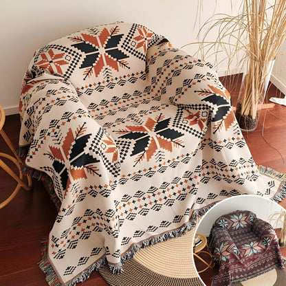 DesertVibe™ – Marokkaans Boho Picknickkleed – Bohemian buitenmat