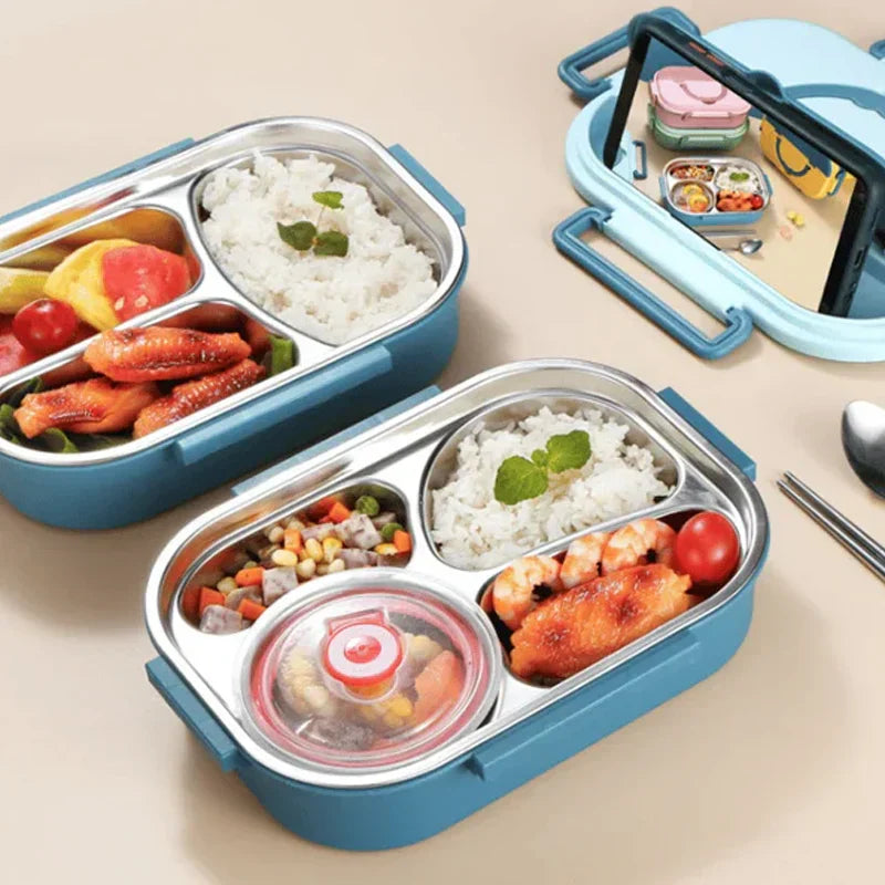 ThermoBox™ – Geïsoleerde Lunchbox – Lekvrije RVS Maaltijdbox