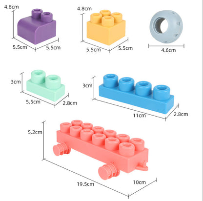 Soft Building Blocks™ -  Veilige zachte blokken voor eindeloos speelplezier