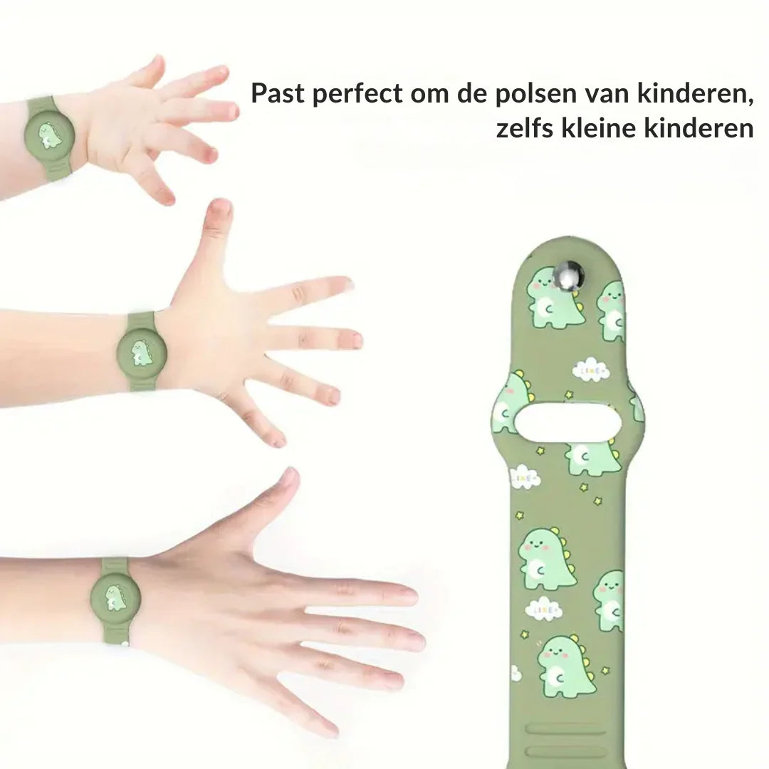 TagTrek™ – Kinderarmband voor AirTag – Veiligheid met Speelse Stijl