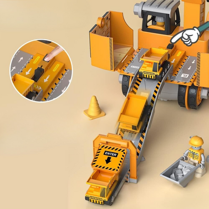 BuildBuddies™ – 3-in-1 Bouwvoertuigen Speelset – Educatief Bouwplezier Kinderen