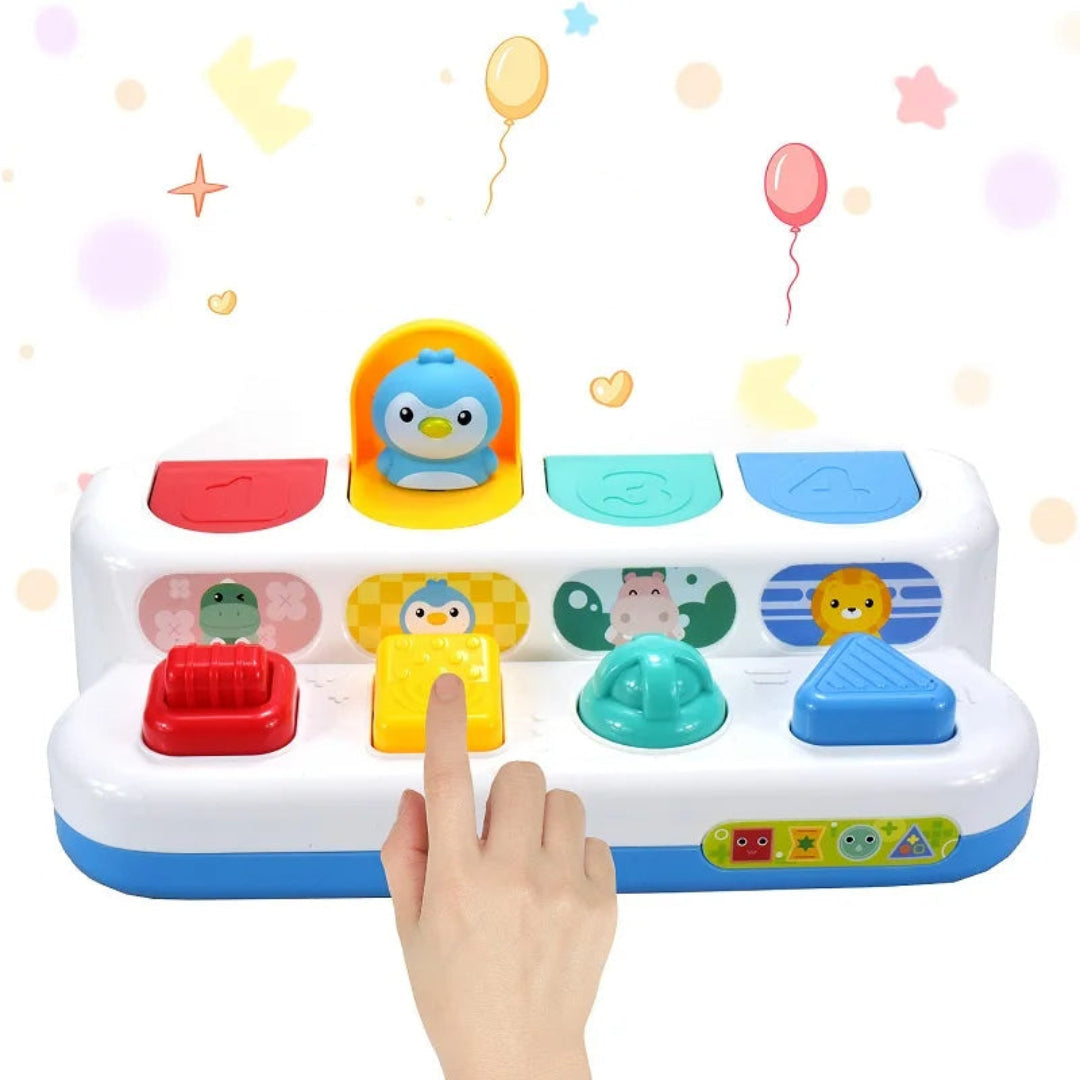 PopPlay™ – Interactief Knoppenspeelgoed voor Baby's