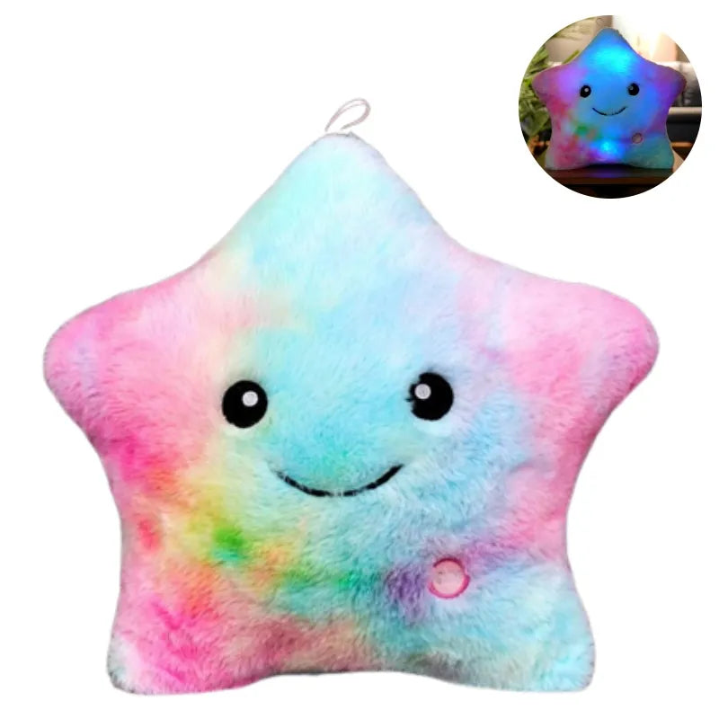 StarSnuggle™ – Lichtgevend LED Sterkussen – Magisch Nachtlamp Knuffelkussen