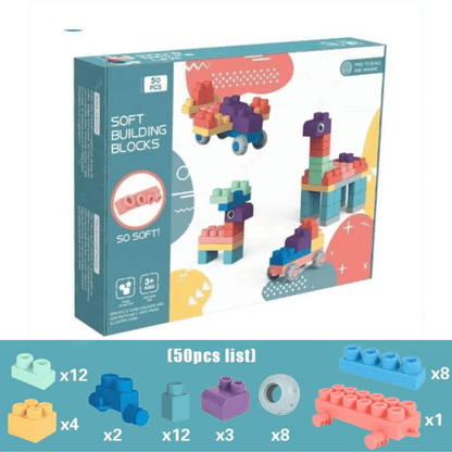 Soft Building Blocks™ -  Veilige zachte blokken voor eindeloos speelplezier