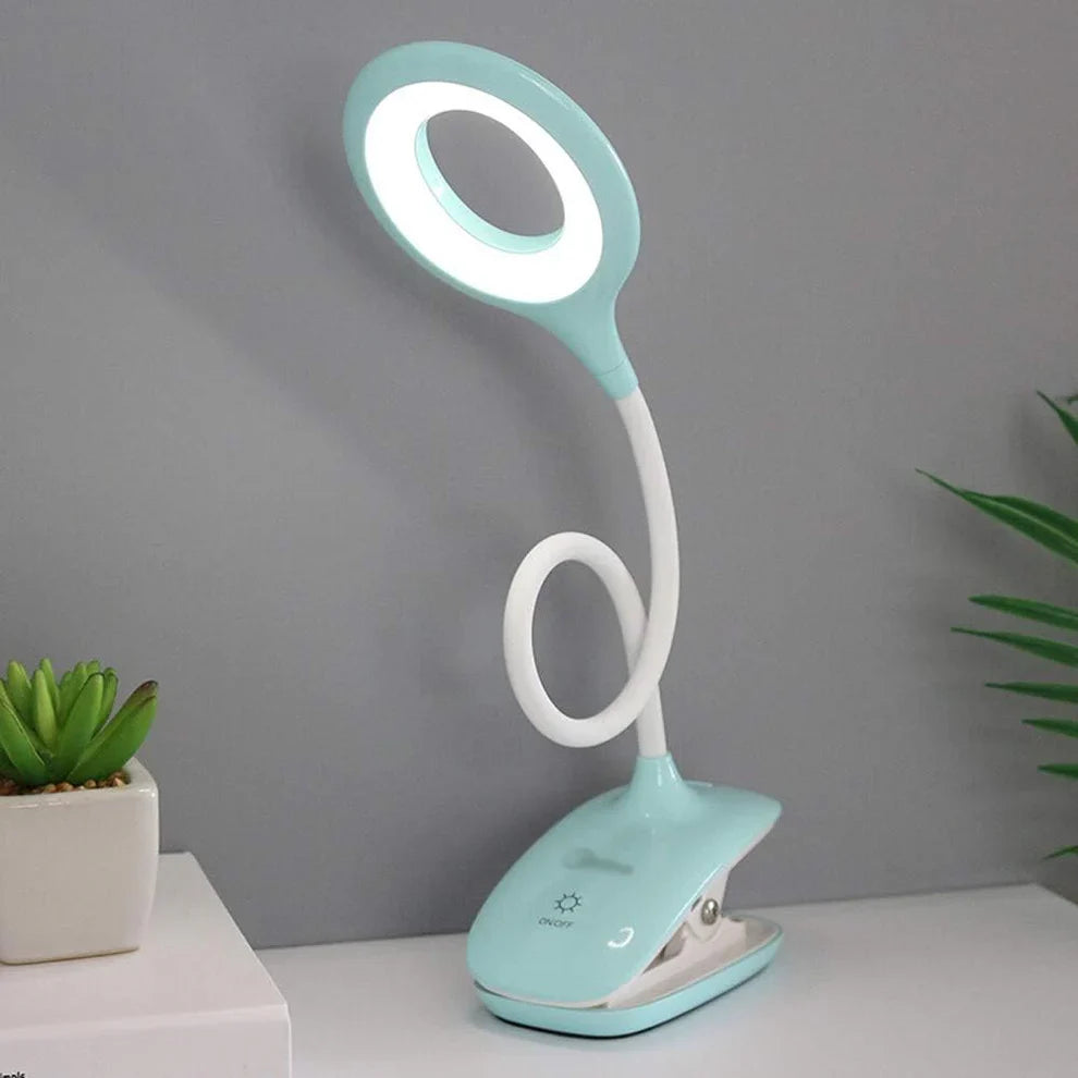 FlexiClipGlow™ – Dimbare LED Leeslamp met Klem – USB Oplaadbare Zwanenhals Lamp