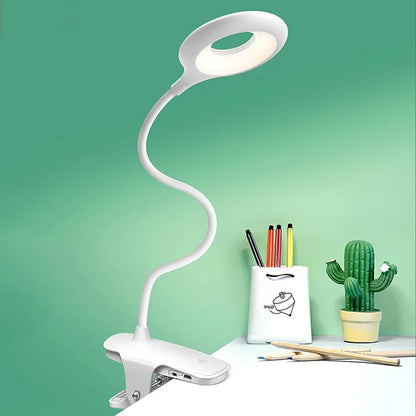 FlexiClipGlow™ – Dimbare LED Leeslamp met Klem – USB Oplaadbare Zwanenhals Lamp