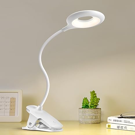 FlexiClipGlow™ – Dimbare LED Leeslamp met Klem – USB Oplaadbare Zwanenhals Lamp