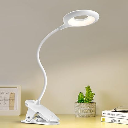 FlexiClipGlow™ – Dimbare LED Leeslamp met Klem – USB Oplaadbare Zwanenhals Lamp